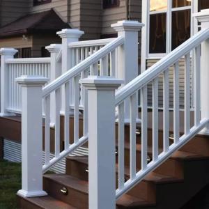 China WPC Composite Deck Railing Composite Decking And Balustrade Moistureproof on sale