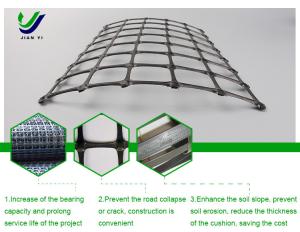 Wholesale Uv Resistant Biaxial Polypropylene Geogrid For Tunnel Culvert Crack Resistant from china suppliers