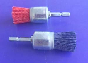 Wholesale Clean Sand Nylon Abrasive End Brush 25mm Outer Diameter With 6mm Hex Shank from china suppliers