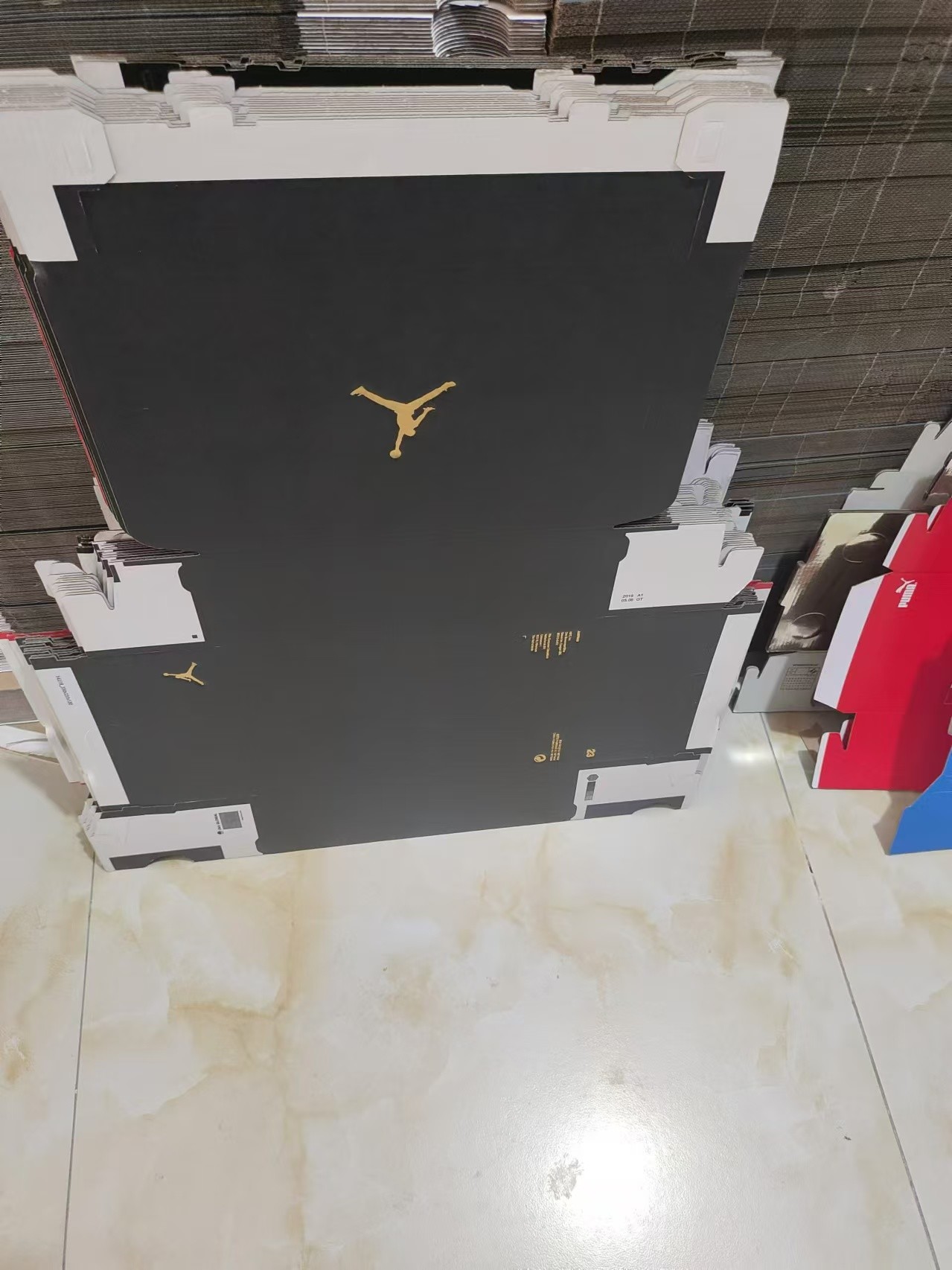 Wholesale Spot Jordan Shoe Box Packaging with Eco-friendly Printing Handling
