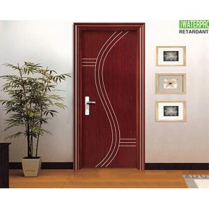 Wholesale Exterior Waterproof WPC Door For Bedroom Termite Proof Thermal Insulation from china suppliers