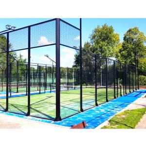 Wholesale Hot Dip Galvanized Poles Tennis Padel Court Indoor Padel Stadium Customized Logo / Size With Artificial Grass Accessories from china suppliers