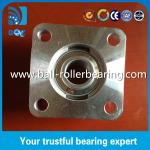 4 Bolt Pillow Block Bearing For Conveyor Machine , Flange Mounted Bearings