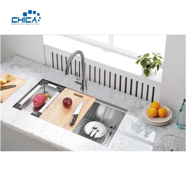 28x19x10 Stainless Steel Kitchen Sink Handmade Kitchen Sink Topmount Kitchen