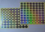 Tamper Evident 3D Custom Holographic Labels For vial Label Box Packaging