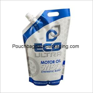 Wholesale Free stand up spout pouch, laminated spout pouch for motor oil from china suppliers