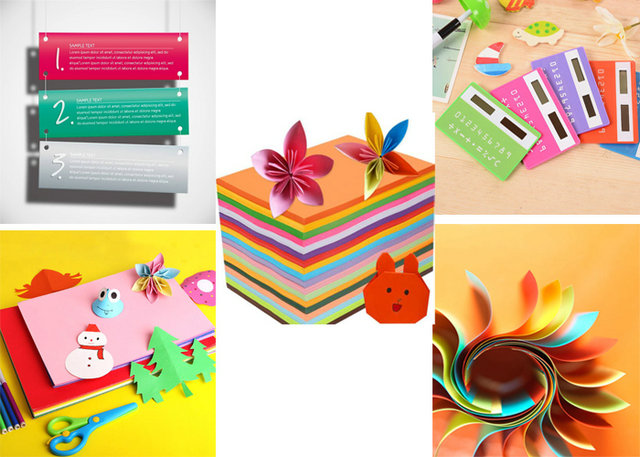 240gr 300gr Color Bristol Card Good Tensile Strength For Paper Folding
