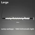 Nordic glass pendant light Transparent Lampshade bubble light(WH-AP-546)
