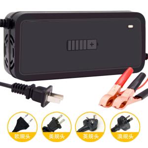 Wholesale PC Fireproof Material 12v 24v 36v 48v 6a 8a 10a 12a 15a 20a Smart Repair Charger Generation Digital Display Battery Charger from china suppliers