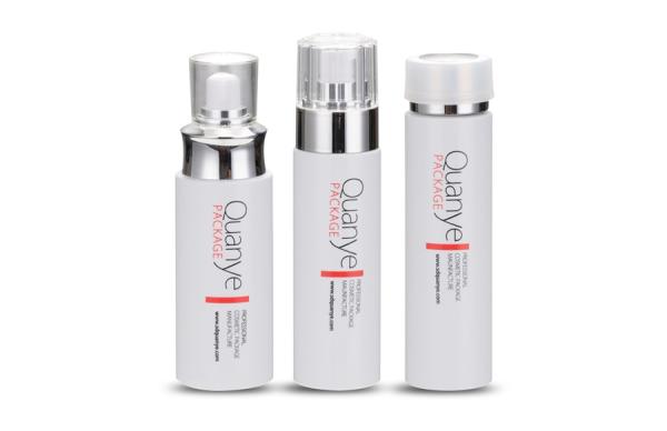 Face Care Hair Care Airless Cosmetic Bottles 40-150ML With Screen Printing
