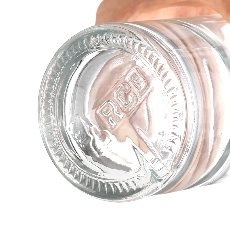 750ml Clear Glass Whiskey Vodka Bottle with Latest Design and Aluminum Plastic PP Collar