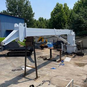 Wholesale 20 Ton Hydraulic Mobile Harbour Crane Telescopic Boom Jib Offshore Marine Crane from china suppliers