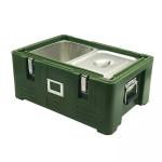 30L Top Loading Insulated Food Pan Carrier Rotomolding Customized Logo