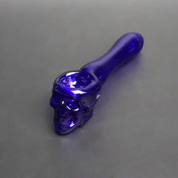 Simple Design Heady Glass Hand Pipe For Tobacco Customized Label
