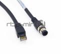 PVC PUR Waterproof M12 Ethernet Cable FA Fieldbus RJ45 Ethernet Cable