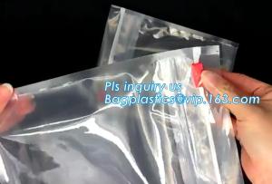 Wholesale PE EVA Slider Zip Reclosable Bags, resealable k slider bag 5kg 10kg 15kg, eco-friendly Standup Cosmetic PVC Bag Wi from china suppliers