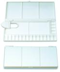White Plastic Paint Palette Watercolor Painting Accessories Different Size