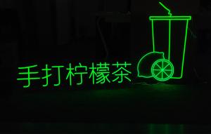 Wholesale Tea coffee bar shop neon sign color billboard Drop shinpping No MOQ from china suppliers