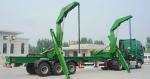 3 Axle 20 Feet Mechanical Suspension King Pin 2/3.5 Feet Container Side Loader