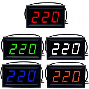 China AC 70-500V Digital Ammeter Voltmeter 0.56  LED Digital Voltmeter on sale