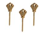 Gold 1# Coffin Screw Coffin Fittings Casket Surface Decoration For Casket