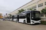 30 Seats EV City Bus Zonson 12m LHD Bus for 2 Passenger Doors Mileage