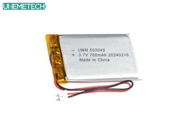3.7 V 760mAh Lithium Polymer Battery 503048 with CE Approved for Smart