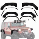 Jeep Wrangler JK JL JT Car Accessories Black Wide Body Fender Flares Wheel Brows