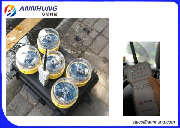 LED / NVG IR LED 850nm Solar Airport Lighting / Portable Emergency Heliport