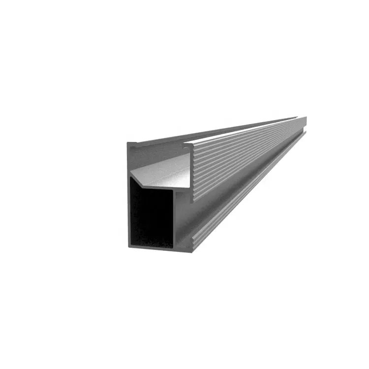 Customized Based Aluminum Solar Rail PV Panel Mounting Structures for Applicable Module
