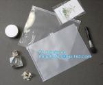 pencil packing slider zipper pvc plastic bag, student/children traveling EVA bag