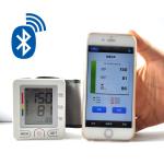 Bluetooth 4.0 Wrist digital lcd blood pressure monitor portable Tonometer Meter