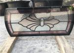 Aluminum Custom Kitchen Cabinet Glass Beveled / Flat MDF Door Material
