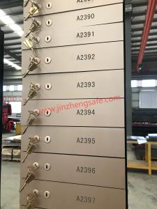Wholesale Aluminum Alloy Color Painting 300mm Width Safe Deposit Box for bank with copper key locks from china suppliers