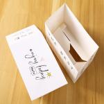 Food Catering Rigid Boxes Custom Kraft Burger Box for Sandwiches Street Snacks