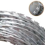 Hot Dipped Galvanized Razor Barbed Wire BTO-25 Galvanized Razor Blade Barbed