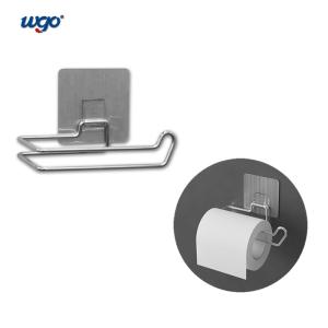 Wholesale Installed Bathroom Tissue Roll Holder Self Adhesive Damage Free Mounting from china suppliers