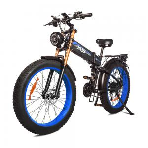 Wholesale Aluminum Alloy Downhill Mountain E Bike Fat Tire Folding Electric Bike 1000w from china suppliers
