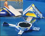 aquaglide slide ,lake inflatable water park games , adult inflatable water park