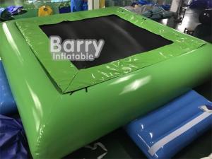 Wholesale PVC Tarpaulin Inflatable Water Toys Jumping Water Trampoline Bed Airtight Bouncer from china suppliers