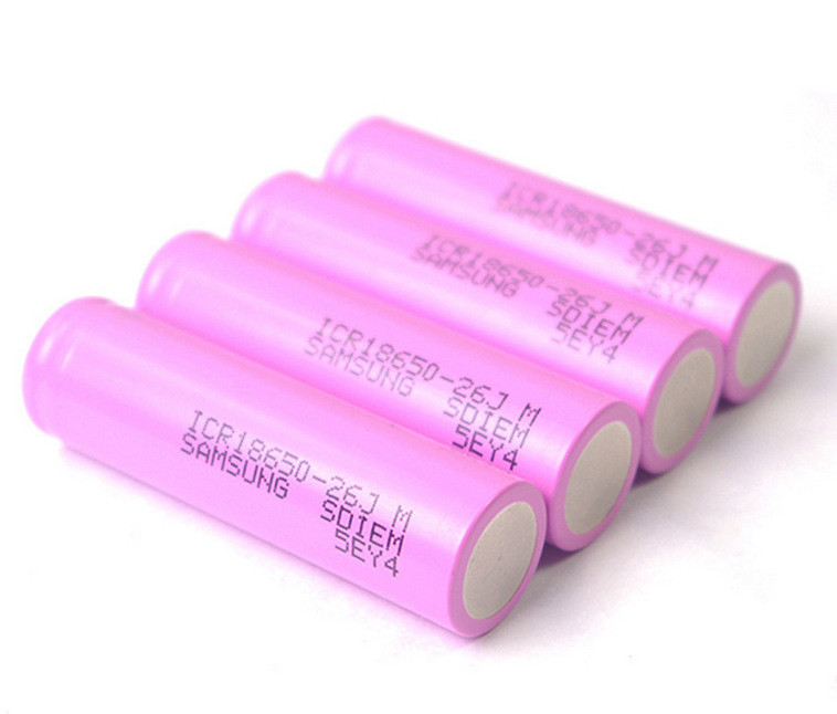Ultra High Power Brand ICR18650-26JM Li-ion Battery Cells 3.6V 2600mAh for Art-Tech、Eletric Torch、Electric Razor
