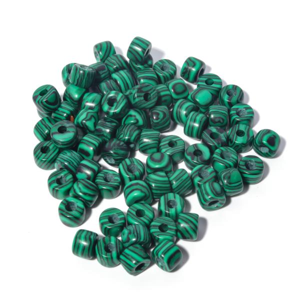 100 Colors Gemstone Forte Beads 6*8mm*2.0 Holes DIY Patterns With Rope