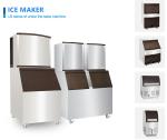 Food Shop Commercial Ice Maker Machine 100KG / Day Ice Cube Machine