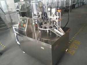 Wholesale SS304 Tube Filling Sealing Machine , Toothpaste Tube Filling Machine from china suppliers
