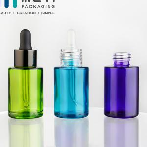 Wholesale Refillable Glass Dropper Bottle Labeling 50ml Screw Cap Round from china suppliers