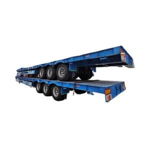 Wholesale Customizable Tri-Axle Low Bed Semi Trailer for Heavy Equipment Transport in Philippines from china suppliers