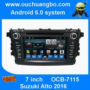 Wholesale Ouchuangbo 7 inch car gps navi dvd for Suzuki Alto 2016 with android 6.0 system bluetooth from china suppliers