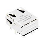 LPJK70409A206NLS 100 Base-T Low Profile RJ45 Magjack Tab Up Orange&Green/Green