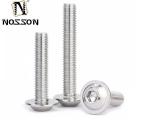 Flat Head ZINC Finish INCH Measurement System Stainless Steel 304 Hexagon Socket