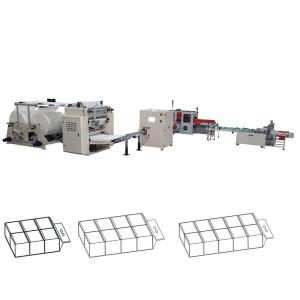 Wholesale Cheap price 10 bags bundle drawing facial tissue V fold paper machine production line from china suppliers